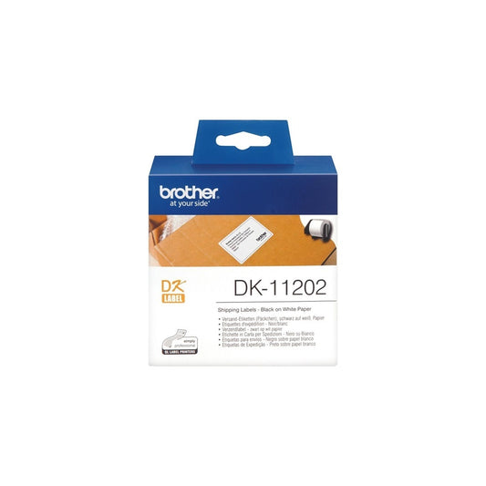 Brother DK11202 etikett 62x100mm 300 db etikett/doboz fehér ORIGINAL kép