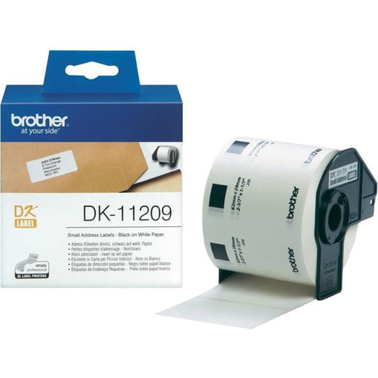 Brother DK11209 etikett 29x62mm 800 db etikett/doboz fekete ORIGINAL kép