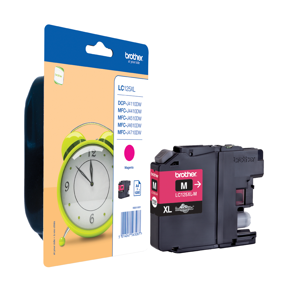 Brother LC125XL tintapatron magenta ORIGINAL kép