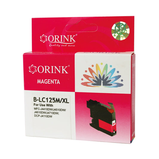 Brother LC125XL tintapatron magenta ORINK kép