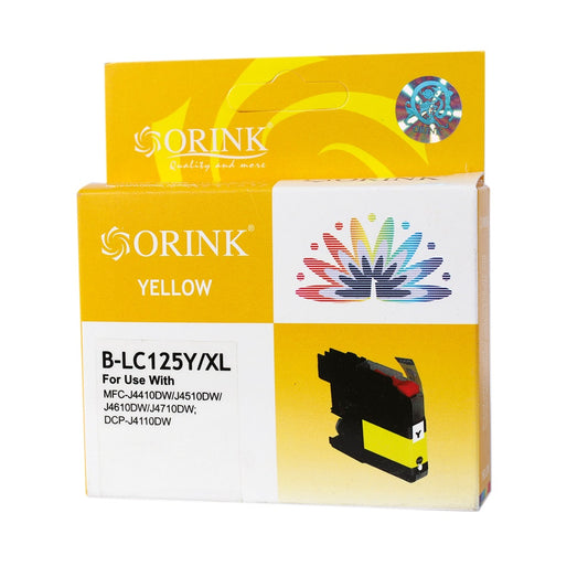 Brother LC125XL tintapatron yellow ORINK kép