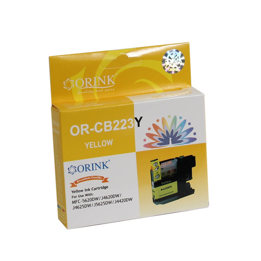 Brother LC223XL tintapatron yellow ORINK kép