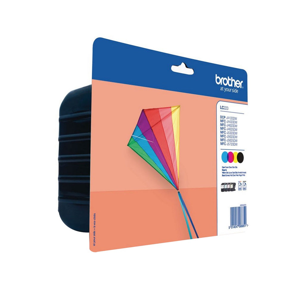Brother LC223 tintapatron BCMY multipack ORIGINAL kép