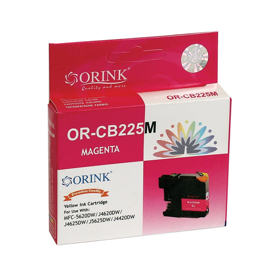 Brother LC225XL tintapatron magenta ORINK kép