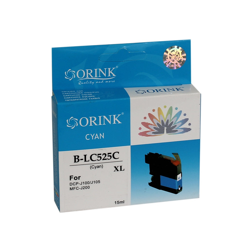 Brother LC525XL tintapatron cyan ORINK kép
