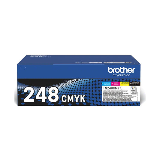 Brother TN248 toner pack BCMY ORIGINAL 1K kép