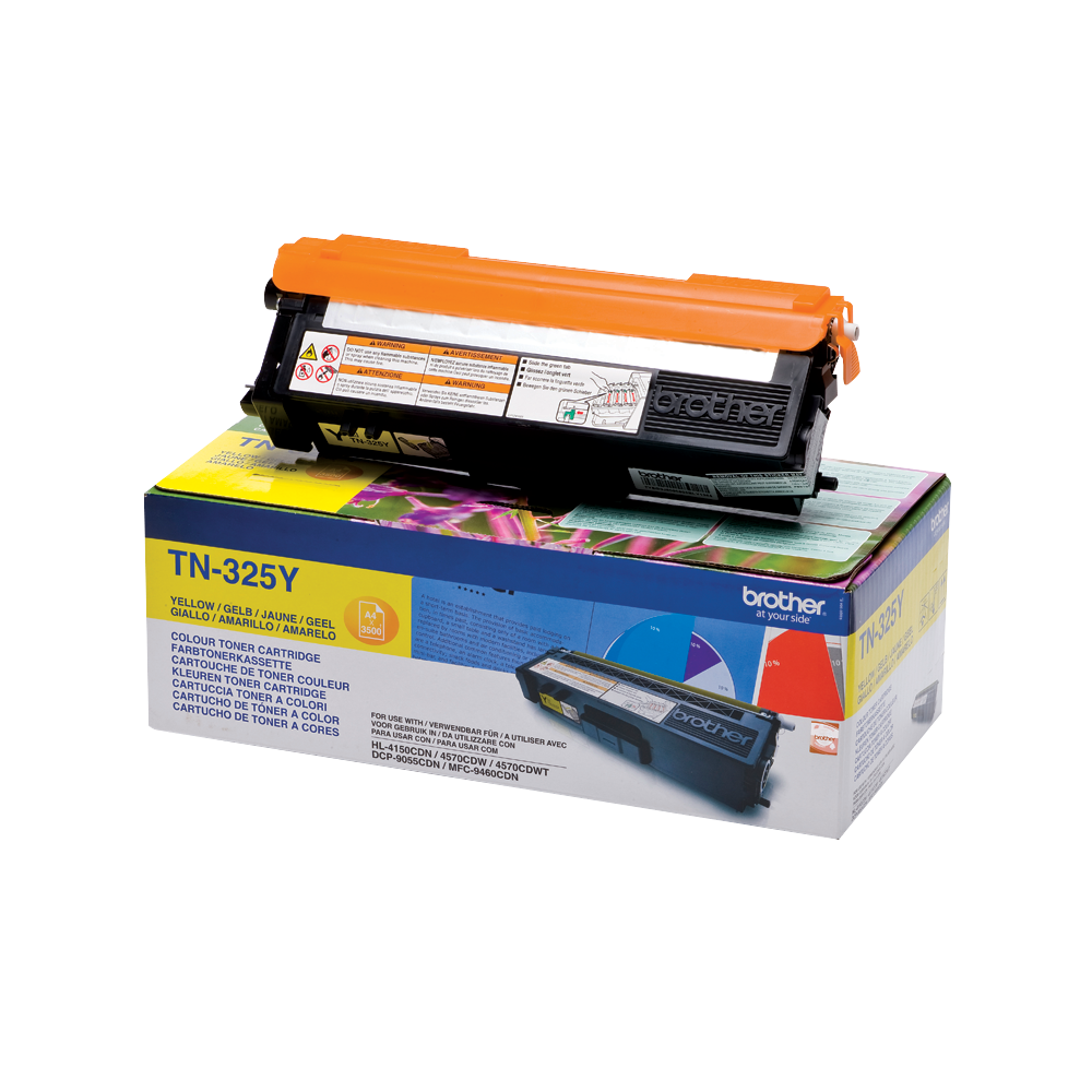 Brother TN325 toner yellow ORIGINAL kép
