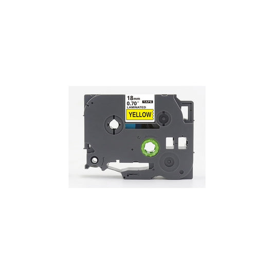 Feliratozógép szalag Brother TZE641 18mm ECO fekete/fehér kép