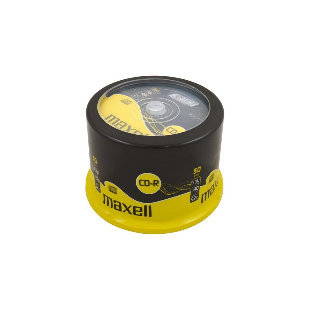 CD-R 80 52x cake box 50 db/doboz, Maxell kép