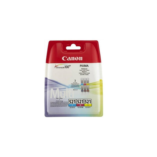 Canon CLI521 tintapatron CMY multipack ORIGINAL kép