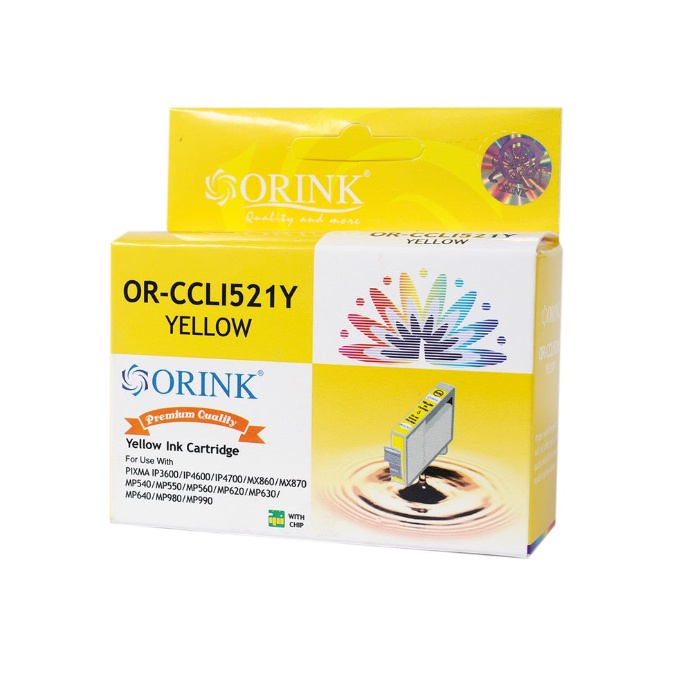 Canon CLI521 tintapatron yellow ORINK kép