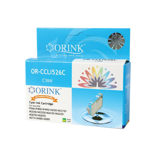 Canon CLI526 tintapatron cyan ORINK kép