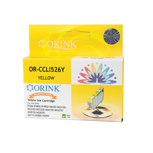 Canon CLI526 tintapatron yellow ORINK kép