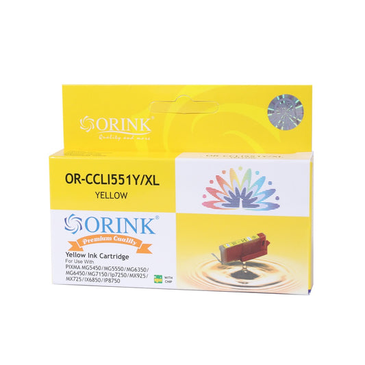 Canon CLI551XL tintapatron yellow ORINK kép