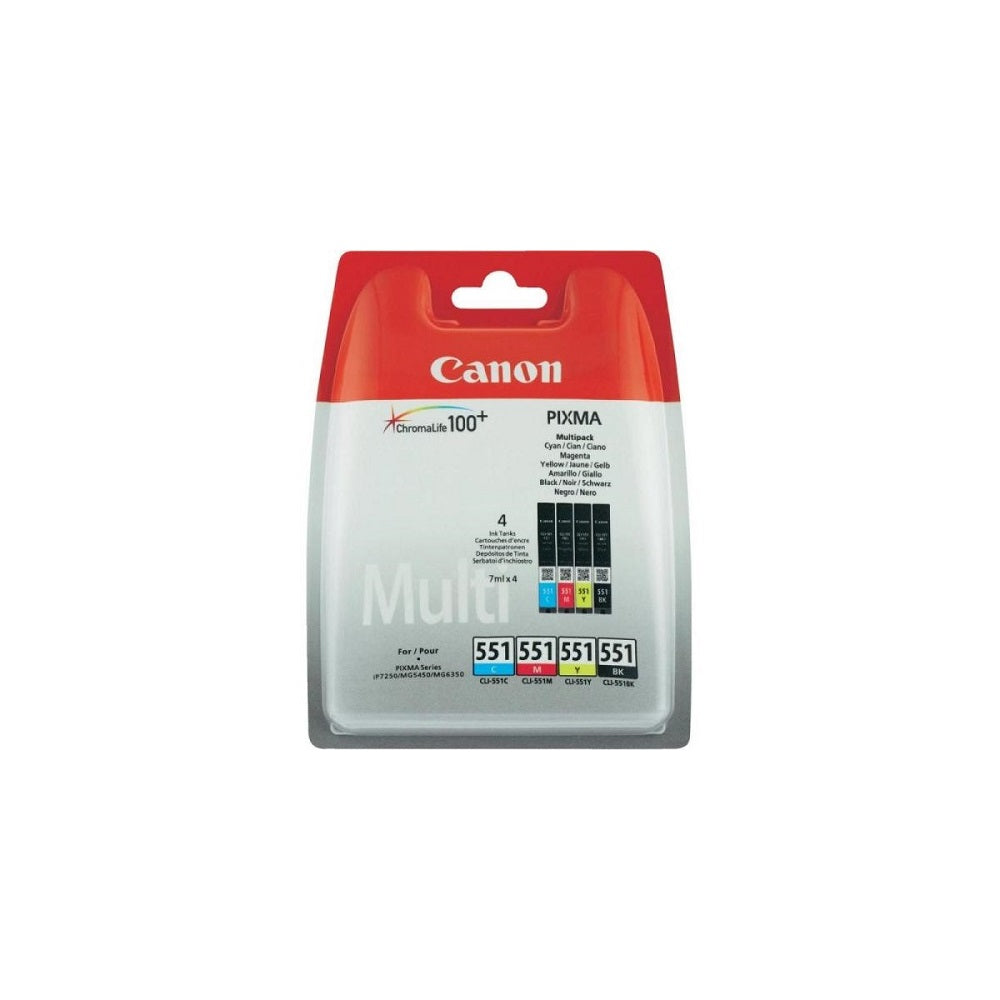Canon CLI551 tintapatron BCMY multipack ORIGINAL kép