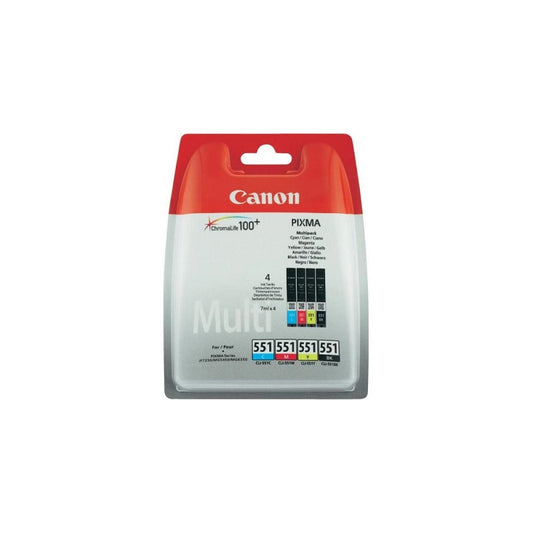 Canon CLI551 tintapatron BCMY multipack ORIGINAL kép