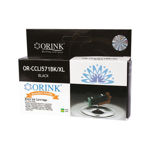 Canon CLI571XL tintapatron black ORINK kép
