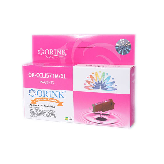 Canon CLI571XL tintapatron magenta ORINK kép