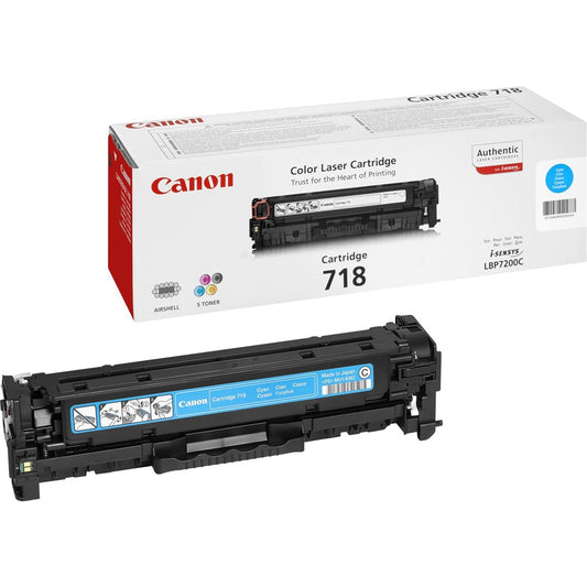 Canon CRG718 toner cyan ORIGINAL kép