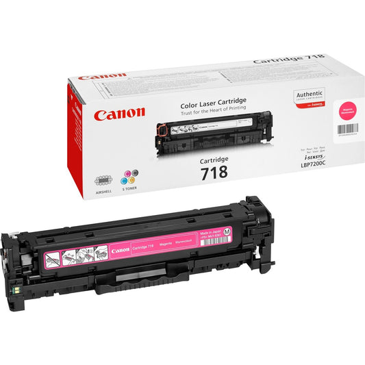 Canon CRG718 toner magenta ORIGINAL kép