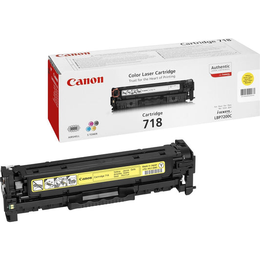 Canon CRG718 toner yellow ORIGINAL kép