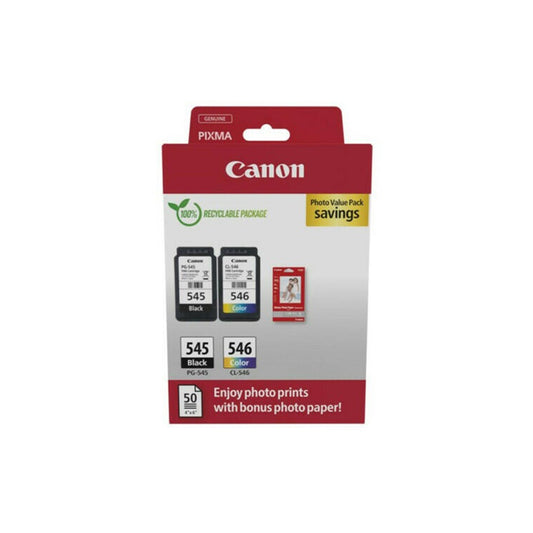 Canon PG545/CL546 tintapatron + fotópapír multipack ORIGINAL kép