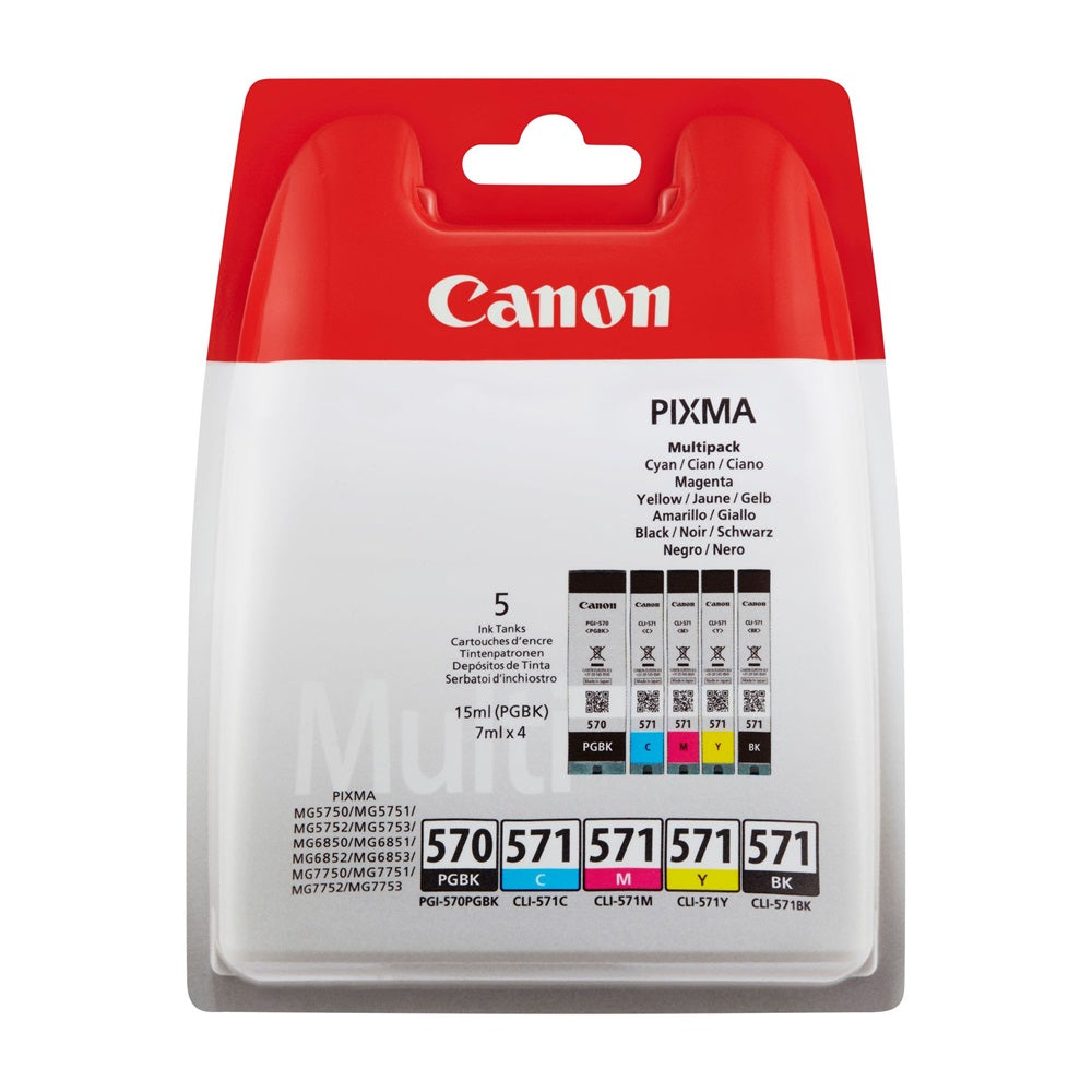 Canon PGI570/CLI571 tintapatron BCMY multipack ORIGINAL kép