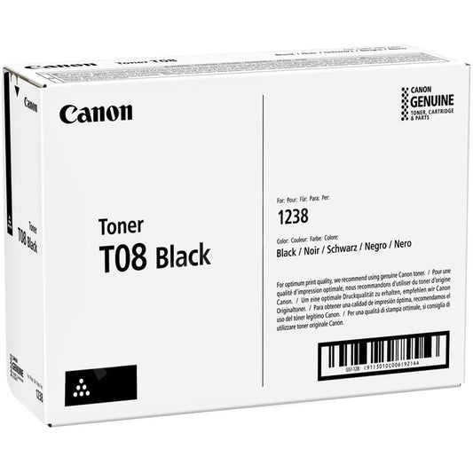 Canon T08 toner black ORIGINAL kép