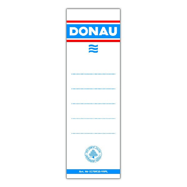 Cserecímke iratrendezőhöz DONAU 48x153 cm kétoldalas fehér