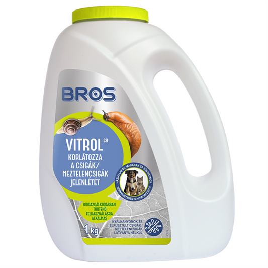 Csiga- és meztelencsigaölő szer 1 kg Bros kép
