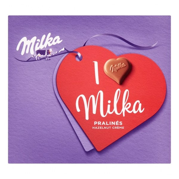 Csokoládé MILKA ILoveMilka mogyorókrémes 165 g