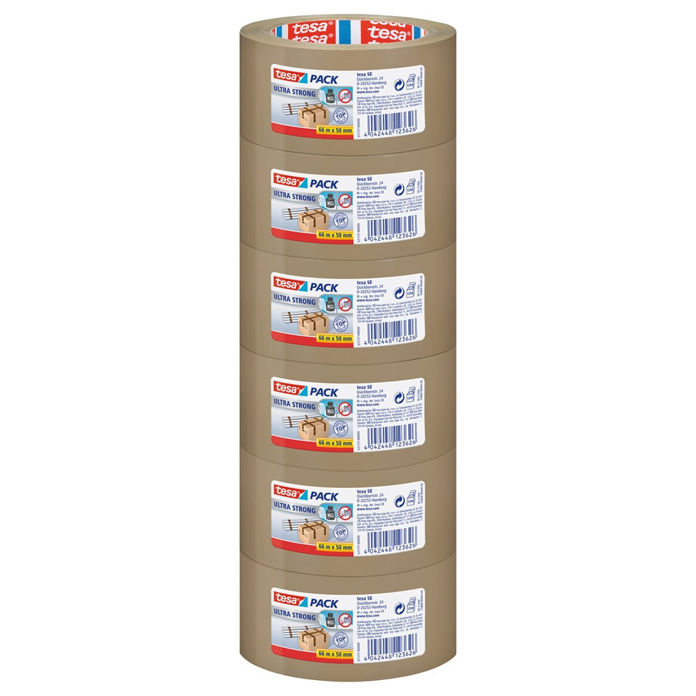 Ragasztószalag 50mmx66m ultra erős, Tesa barna kép