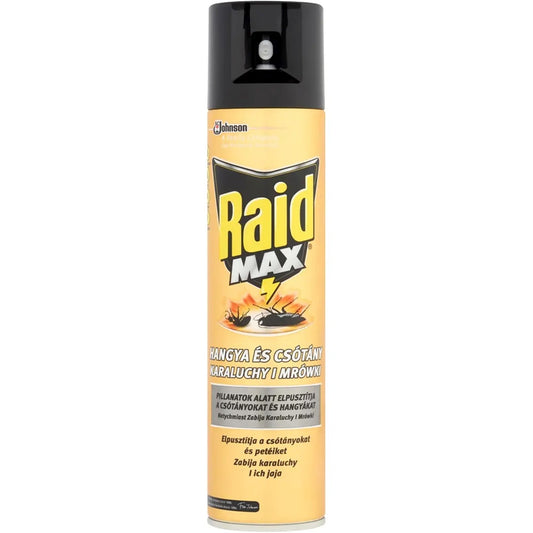 Csótány és hangya írtó aeroszol 400 ml Max Raid kép