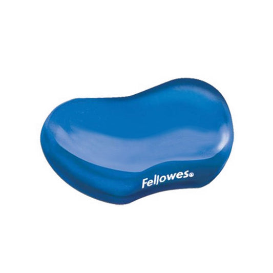 Csuklótámasz, mini, géltöltésű, Fellowes® Crystal Gel, kék kép
