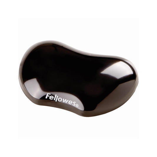 Csuklótámasz, mini, géltöltésű, Fellowes® Crystal Gel, fekete kép