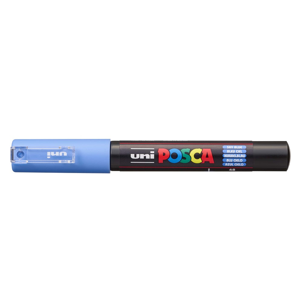 Dekormarker 0,7-1mm, Uni Posca PC-1M égszínkék kép