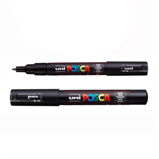 Dekormarker 0,7-1mm, Uni Posca PC-1M fekete kép