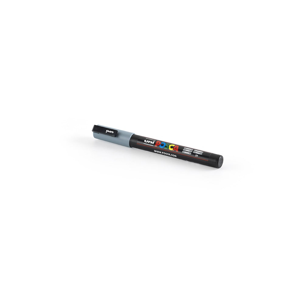 Dekormarker 0,9-1,3mm, PC-3M Uni Posca szürke kép