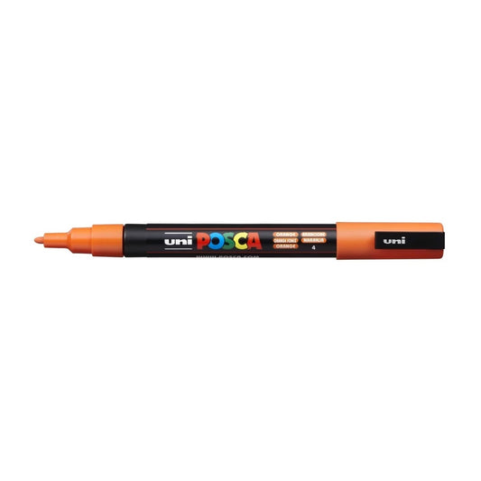 Dekormarker 0,9-1,3mm, Uni Posca PC-3M narancs kép