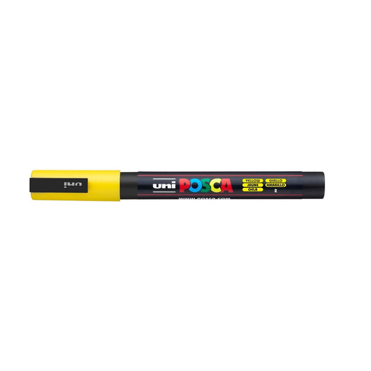 Dekormarker 0,9-1,3mm, Uni Posca PC-3M sárga kép