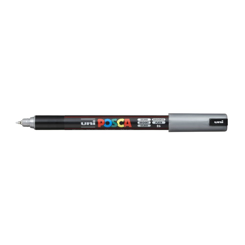 Dekormarker 0,7-1mm, Uni, Posca PC-1MR ezüst kép