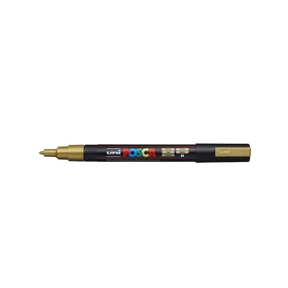 Dekormarker 0,9-1,3mm, PC-3M Uni Posca arany kép