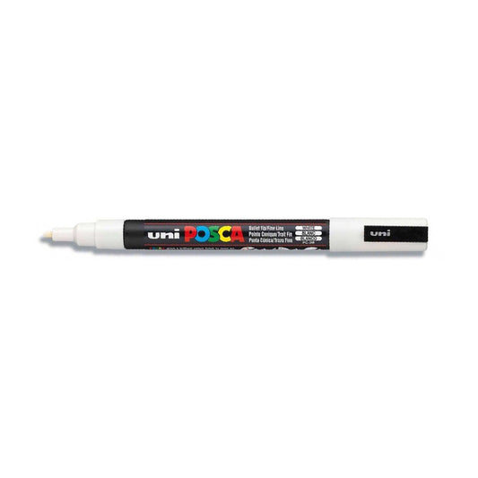 Dekormarker 0,9-1,3mm, PC-3M Uni Posca fehér kép