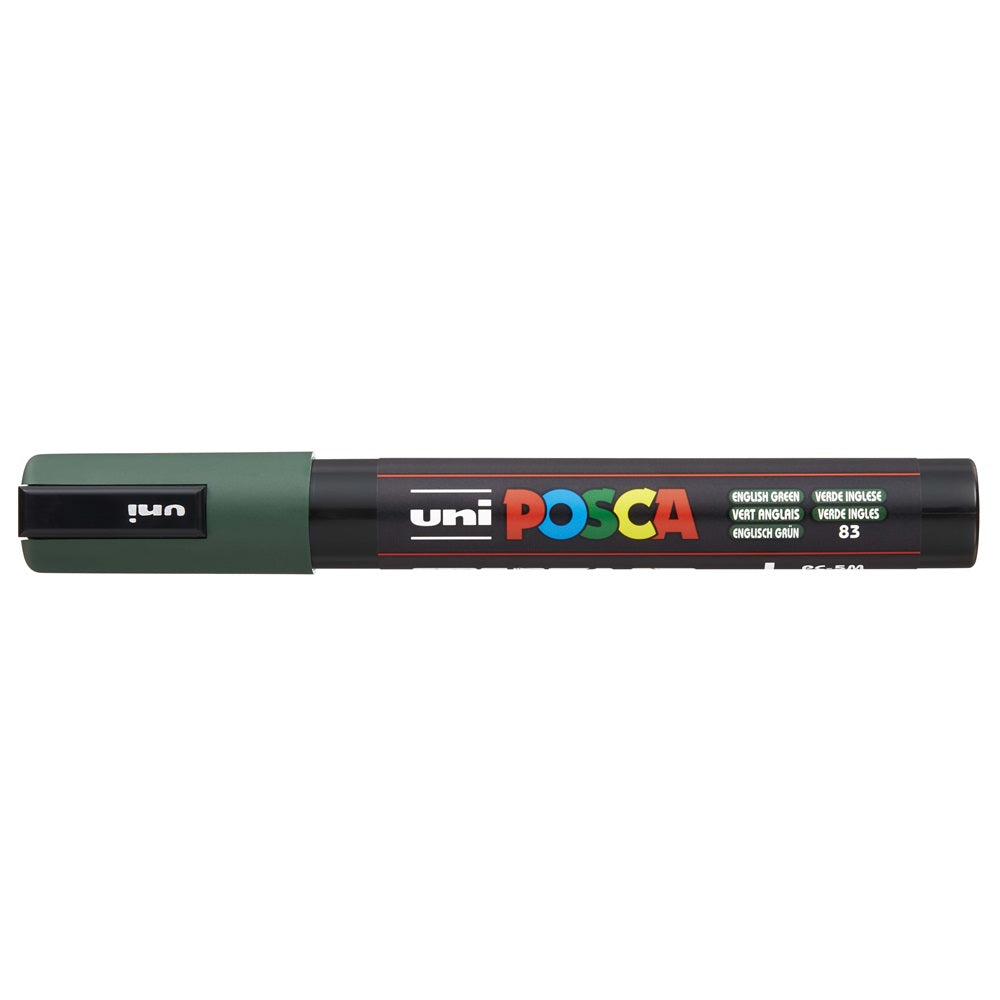 Dekormarker 1,8-2,5mm, Uni Posca PC-5M angolzöld kép