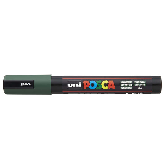 Dekormarker 1,8-2,5mm, Uni Posca PC-5M angolzöld kép