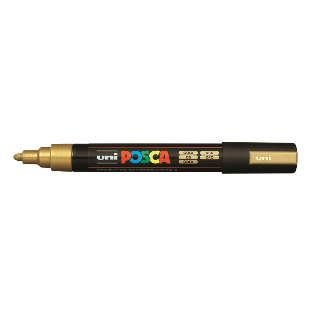 Dekormarker 1,8-2,5mm, Uni Posca PC-5M arany kép