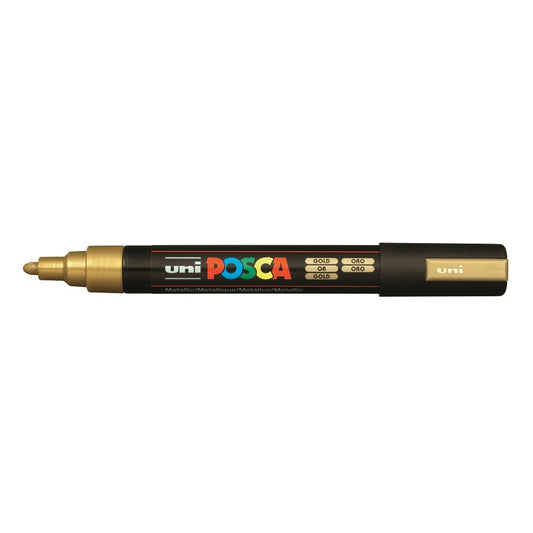 Dekormarker 1,8-2,5mm, Uni Posca PC-5M arany kép