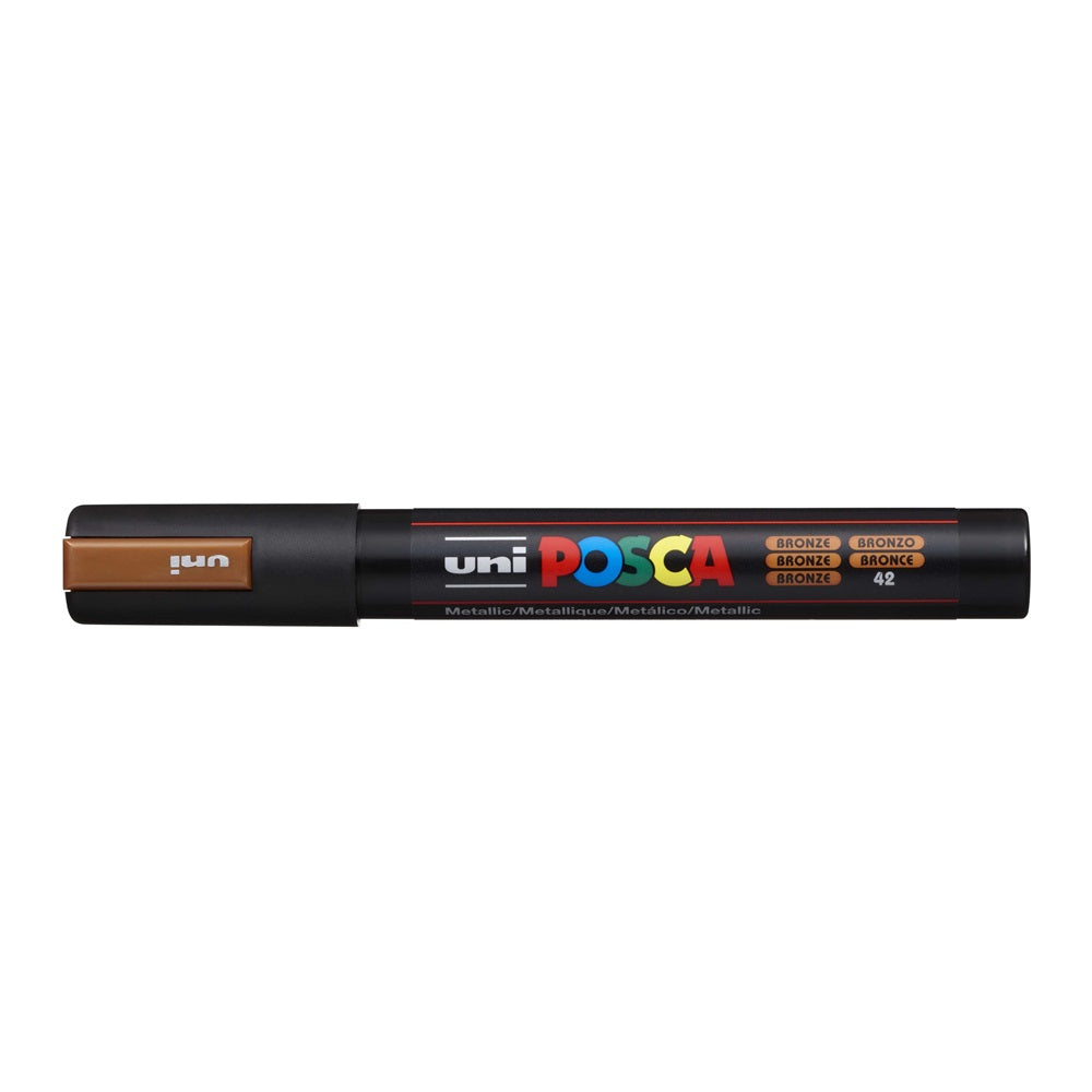 Dekormarker 1,8-2,5mm, Uni Posca PC-5M bronz kép