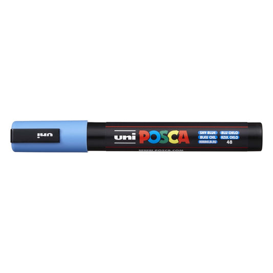 Dekormarker 1,8-2,5mm, Uni Posca PC-5M égszínkék kép