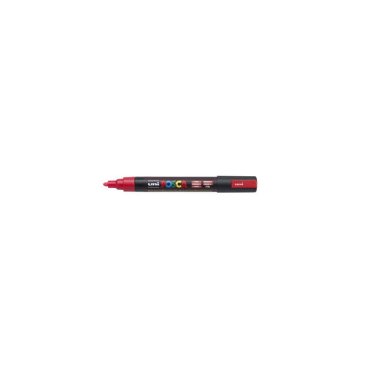 Dekormarker 1,8-2,5mm, Uni Posca PC-5M fluor piros kép